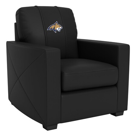 Dreamseat Silver Club Chair with Montana State Bobcats Primary Logo XZ7759002CHCDBK-PSCOL13591